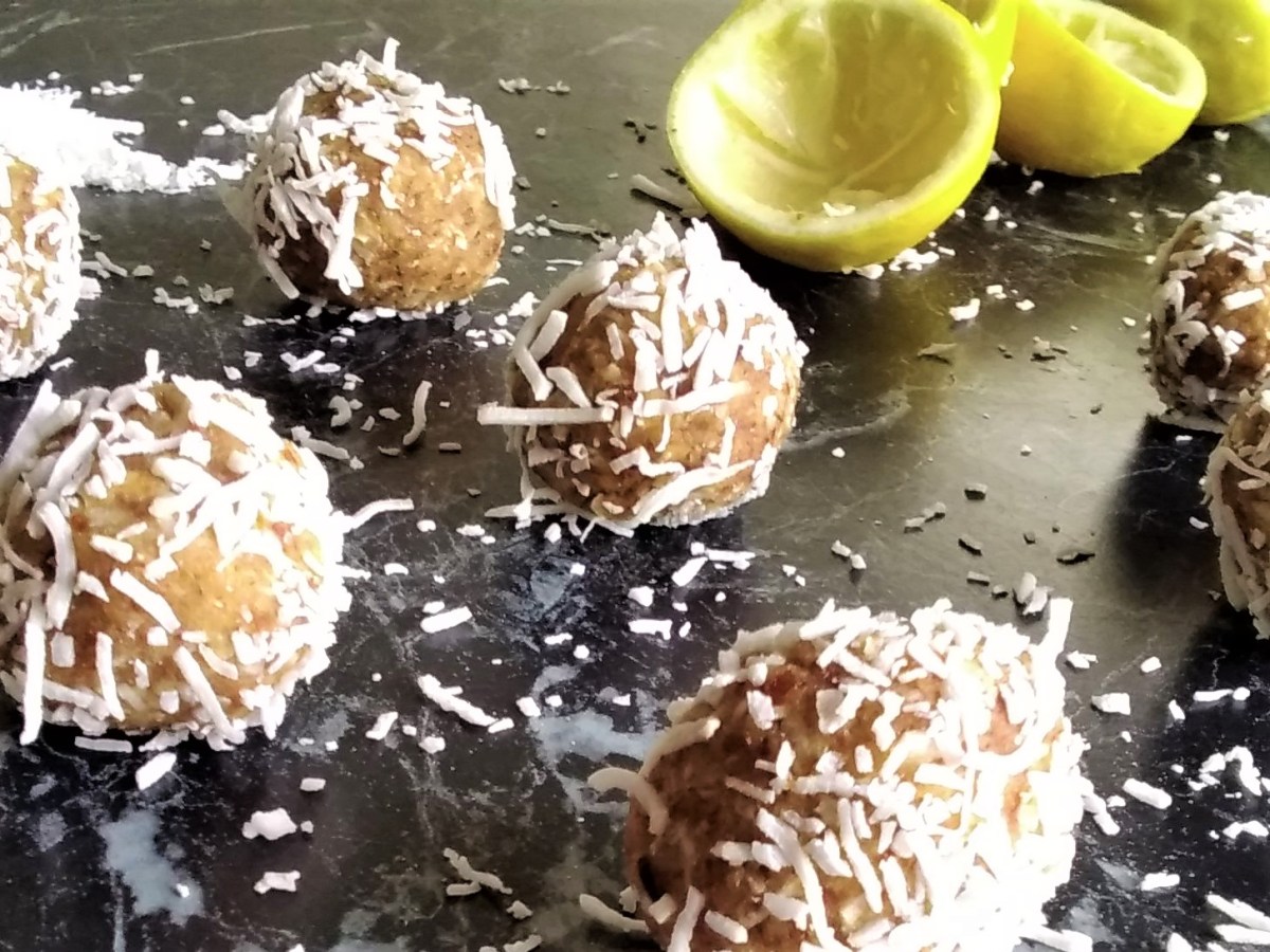 Lime and Coconut Bliss&nbsp;Balls